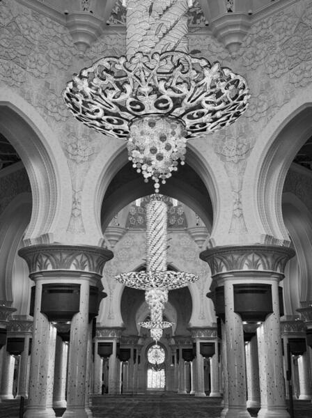 Photograph Ingrida Kuznecova Sheikh Zayed Grand Mosque on One Eyeland